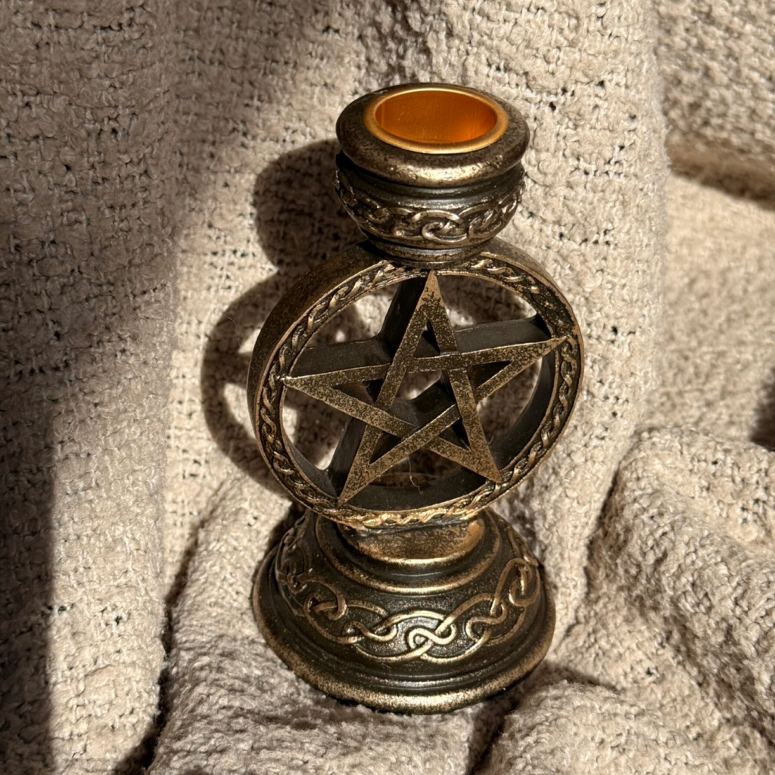 Pentagram Candle Holder