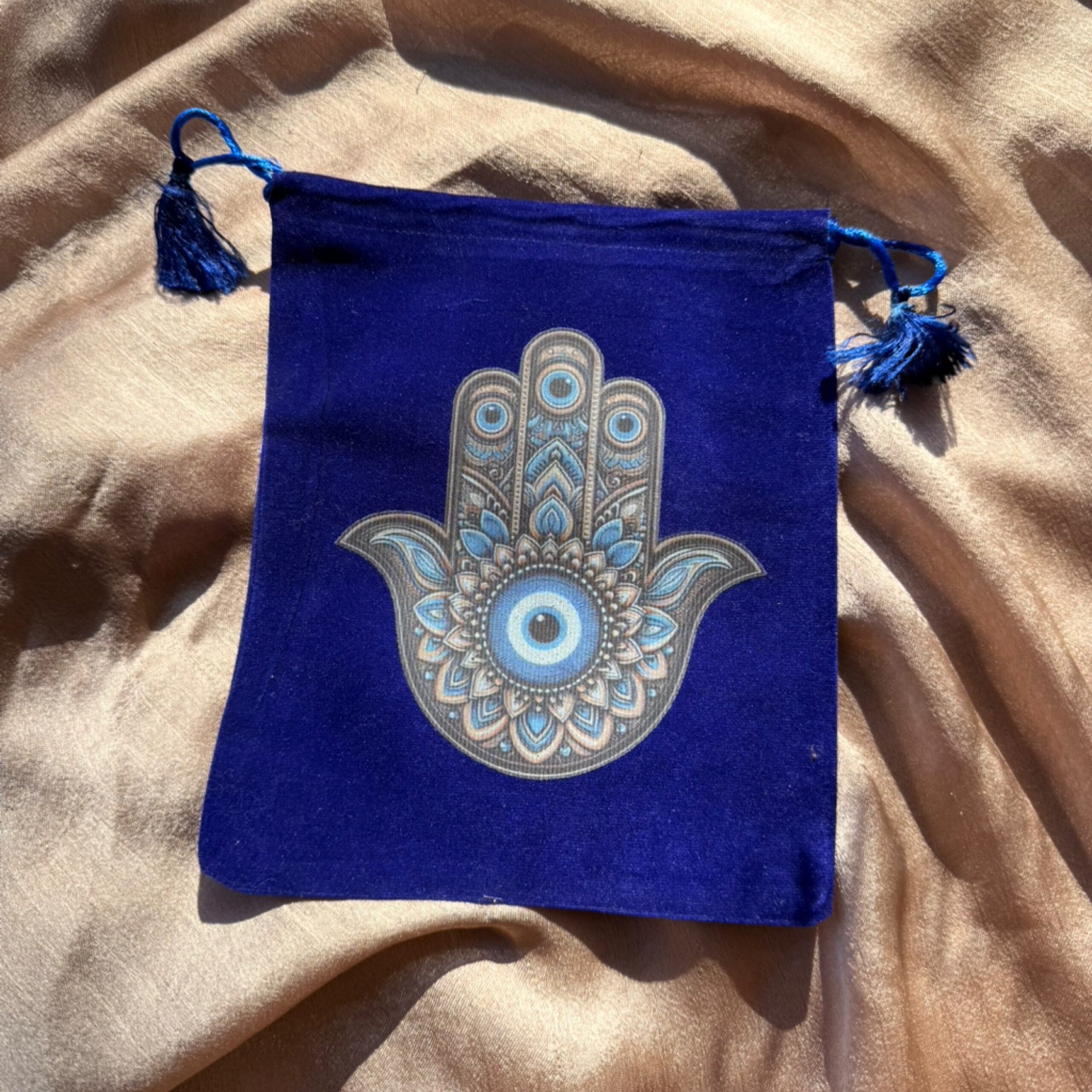 Sacred Palm Velvet Tarot Card Bag
