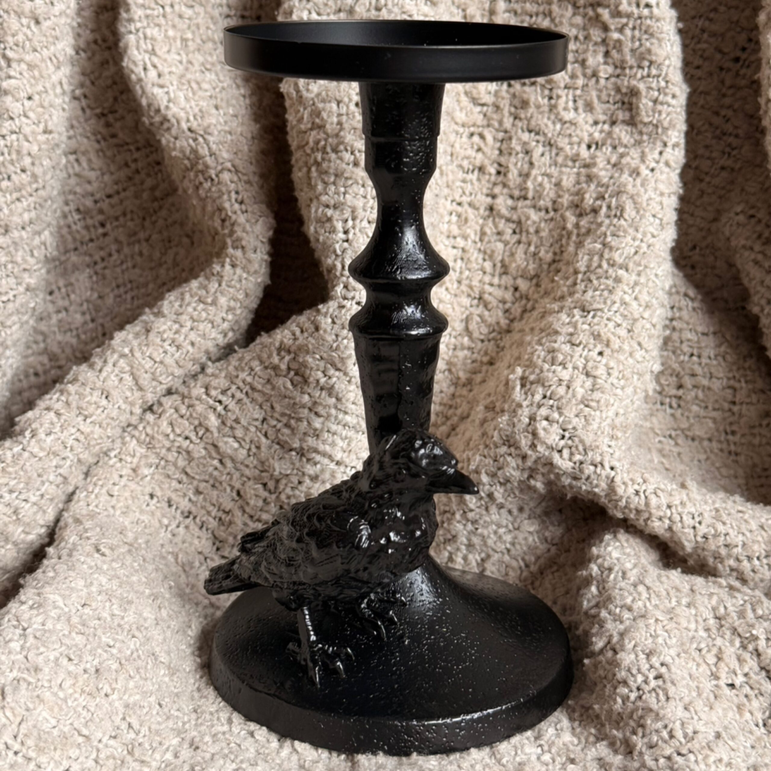 Crow Candle Holder