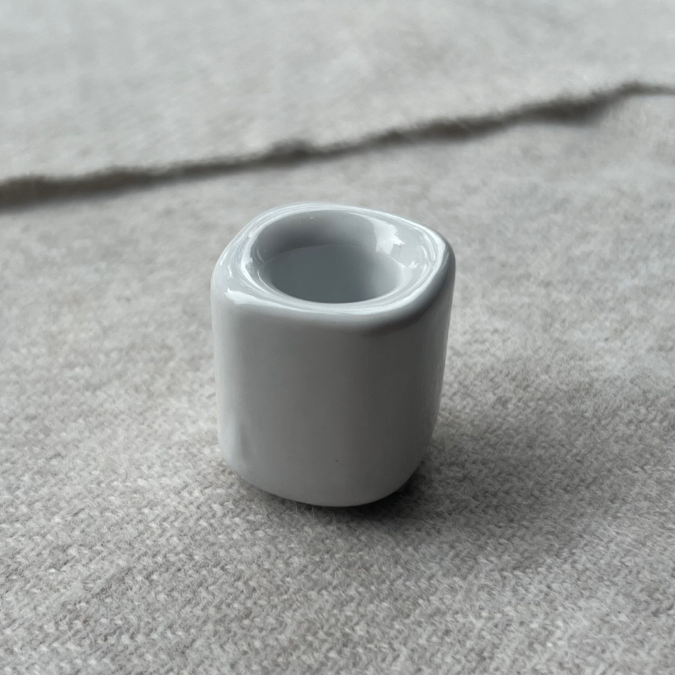 Mini Candle Holder - White