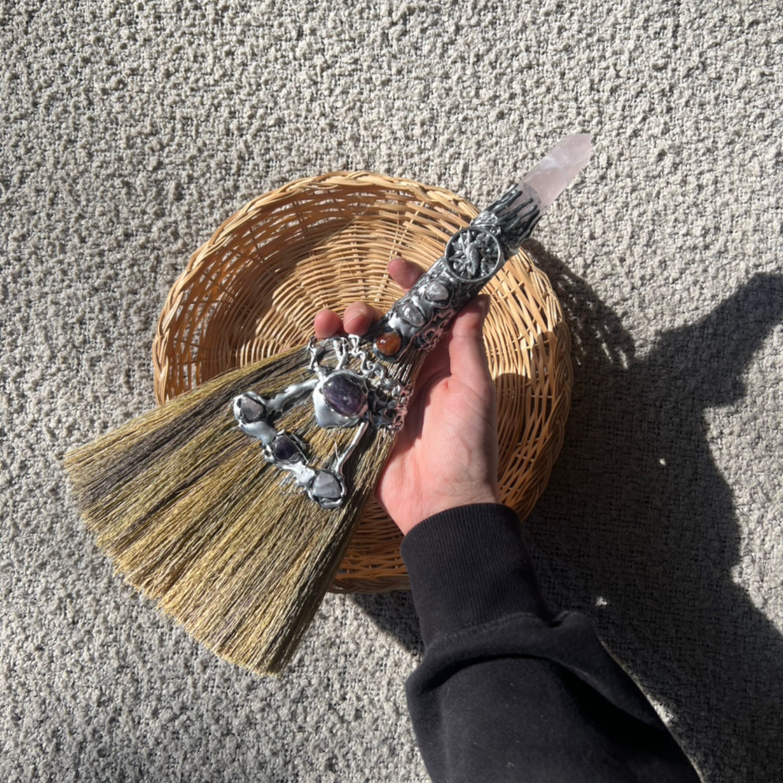 Balai large - Quartz rose