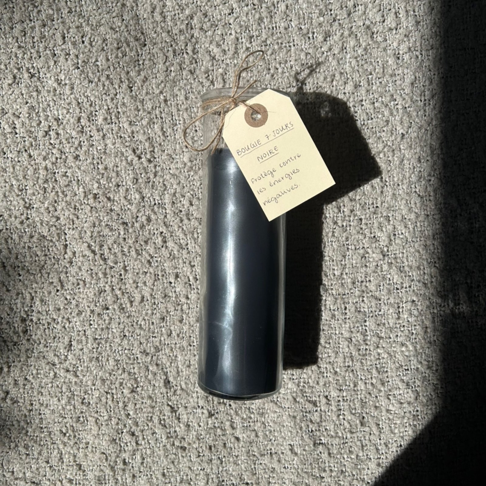 Black 7 Day Candle