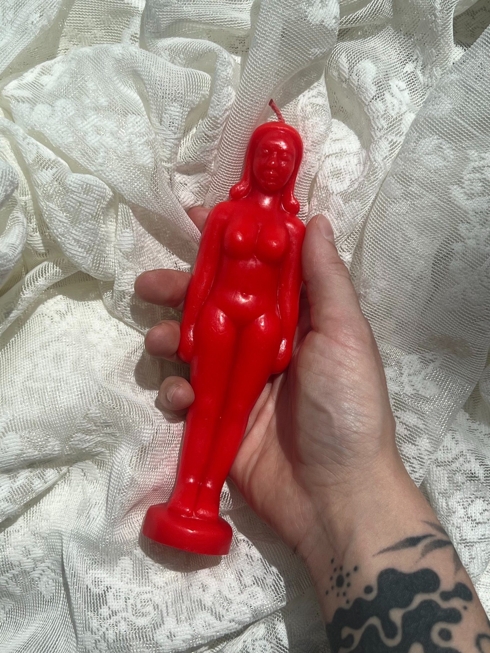 Red Female Candle
