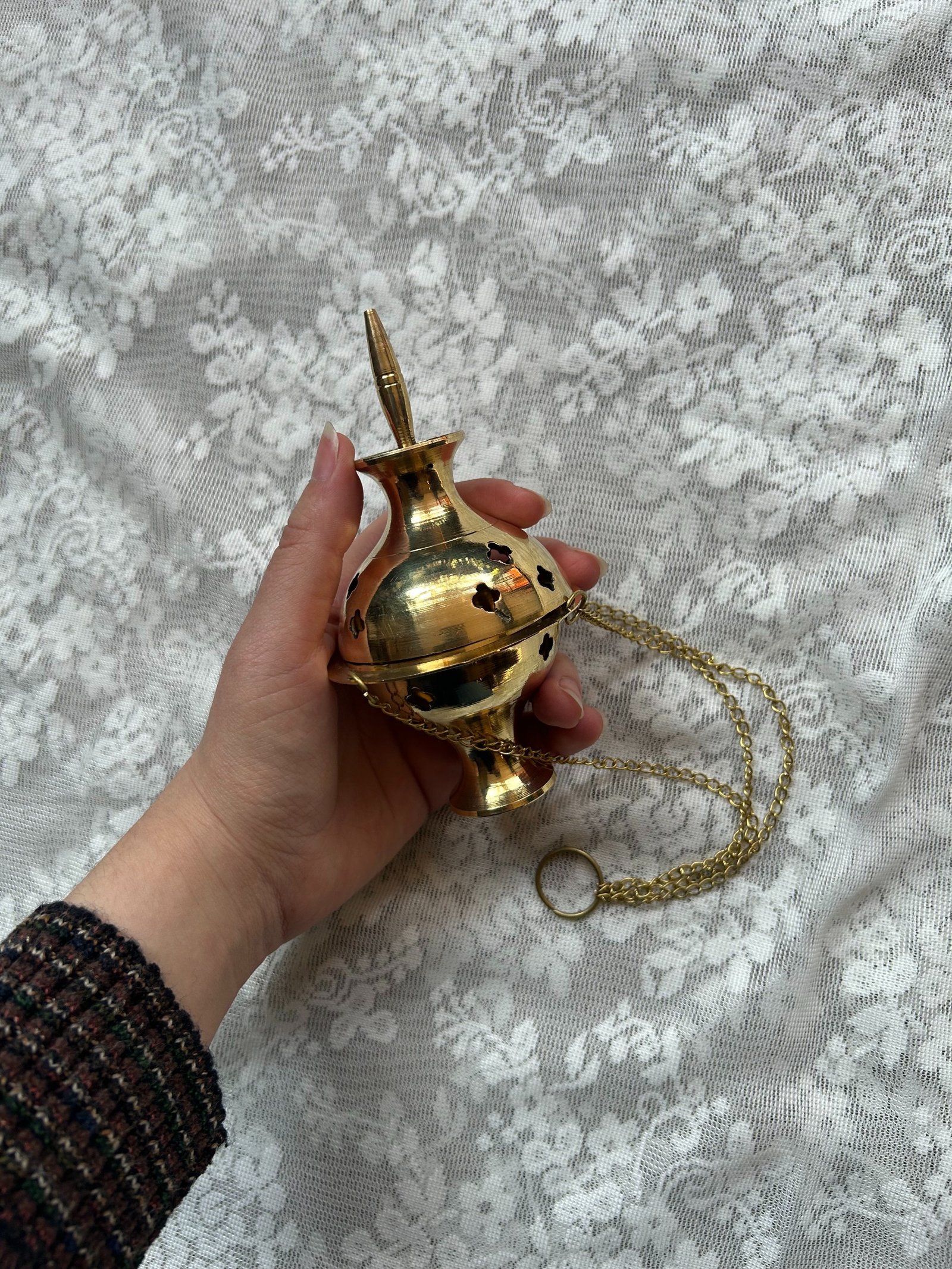 Hanging Burner Brass