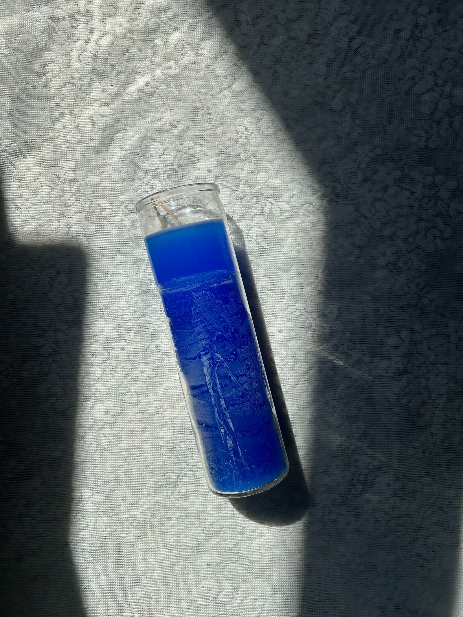 Blue 7 Day Candle